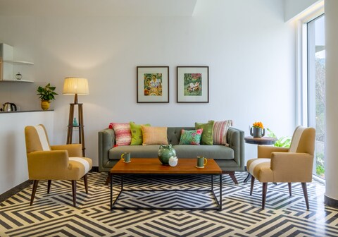 Chic 2BHK Hideaway in Assagao | Near Anjuna Beach | Hireavilla