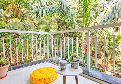 Aqua'Ria 1bhk | Pool | Nr Thalassa Vagator