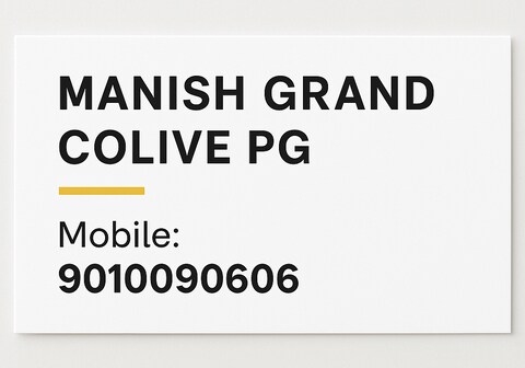Manish Grand Coliving PG