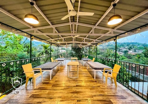 Icy Villa Lonavala 4BHK with Pool and Mountain View