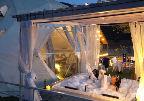 Nirvana Hamta Retreat | Glamping Geodesic Dome