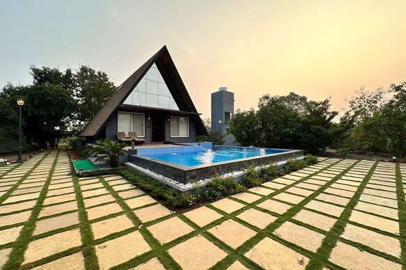 3BHK With Pool TeakWood Villa By Gemstone Hospitality