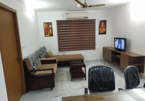 Luxurious flat near Trivandrum railway station