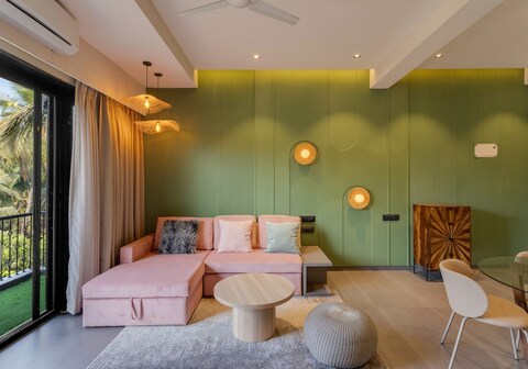 Sereno by Limestays 1 bhk near Baga