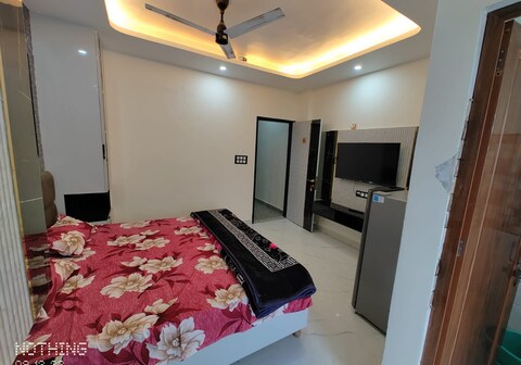 Neat and clean room in a secured building