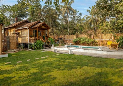 Assagao Chalet by Masaya Stays/1 bed with pvt pool