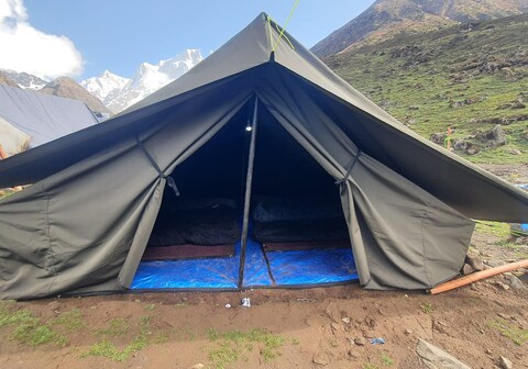 Namami gange tent house Base Camp Kedarnath