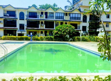 1BHK apartment with Swimming pool and Kitchen