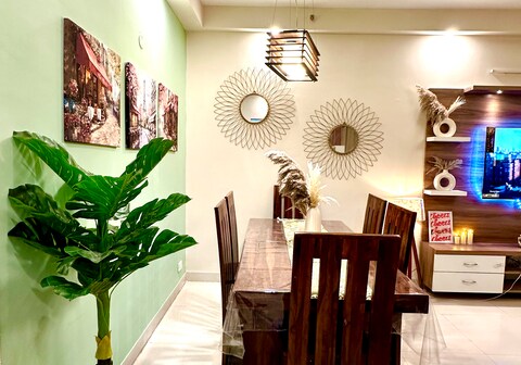 The Moonleaf Stays A Boho 3BHK Escape with Kitchen