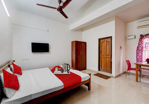 Hotel O Jayam Residency Tiruvottiyur Near Tiruvottriyur Theradi Metro Station