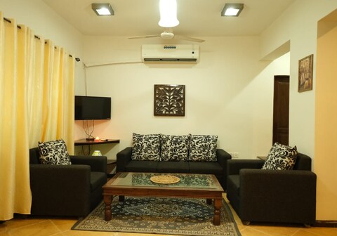 Portuguese style modern villa in calangute beach