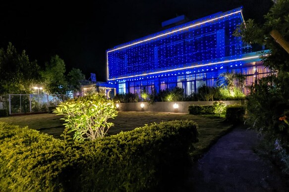 Twilight farm houses