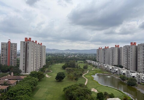 Golf course facing luxury studio in Pune
