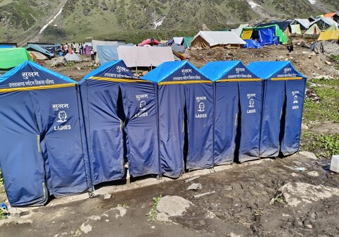 Kedar view camping base camp