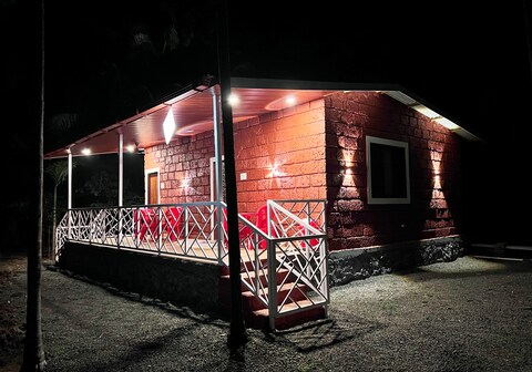 Ruby Stone Cottage with AC Rooms in Alibaug