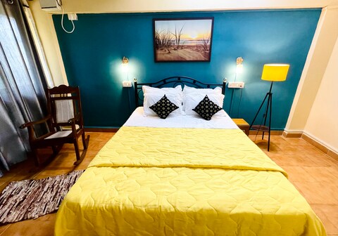 Cozy 1BHK with Pool and WIFI and 2 min to Colva beach