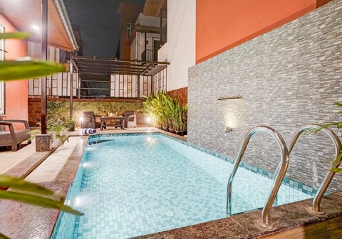 ELIVAAS Irene Ruby | Serene 6BHK Retreat with Private Pools, Gardens, and Balconies