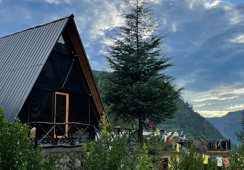 Himalayan Manor A-Frame House