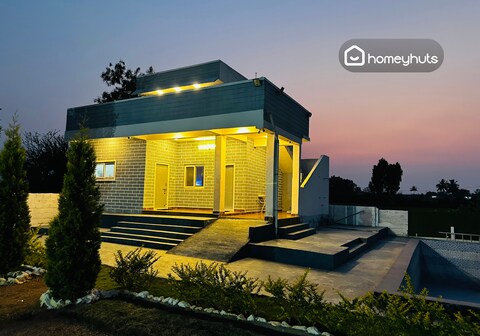 DRZ Farm Stay with Private Pool by Homeyhuts | 2BR |