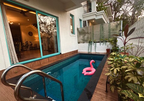 3 Bhk Private Pool Villa With PS5 - Zen Den Goa