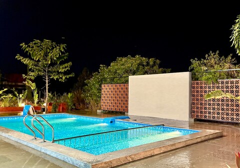 Uru Stays 2BHK Poolside