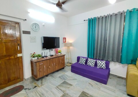 Air-conditioned 2 Bedroom Flat Nr Calangute Beach