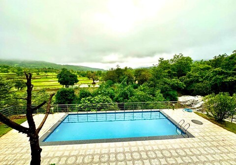 WaterFall Touch 4 BHK AC Bungalow With Private Swimming Pool
