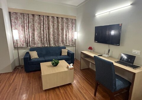 Chic Studio with Workspace