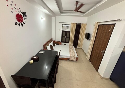 Our AC rooms are 100m away from medanta hospital