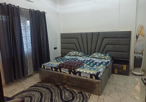 Farm stay with greenery