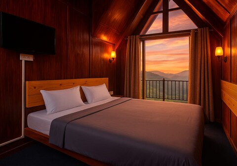 A Frame Cabin at Nackuchiyatal