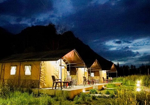 Cozy Ethnic Camp | Tents & Caretaker