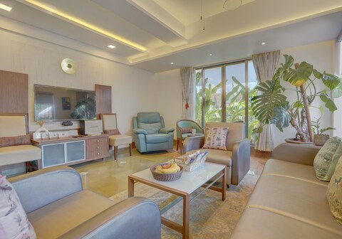 Alaya Stays Adarsh Villa Pet Friendly 3 BHK With Balcony