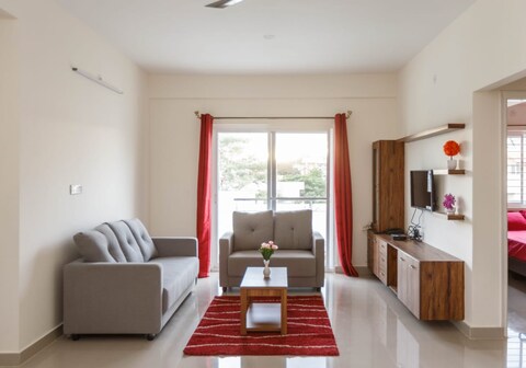 Misty Blue | Entire 2 BHK Serviced Apartment