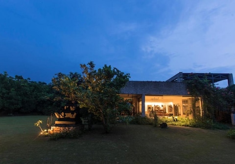 IVY Bridge | Luxe 5 BHK Farmhouse | Pool, Cook, Jacuzzi