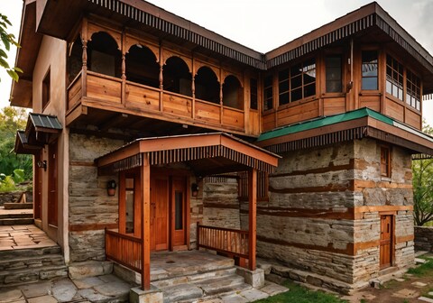 Old World Orchard Retreat | 2BR | GF in Kotkhai by Homeyhuts