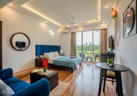 VoyNest 1 BHK Siolim Near Thalassa  Anjuna