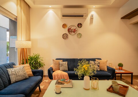 4BHK VILLA | JACUZZI | POOL | 5 MINS TO BEACH