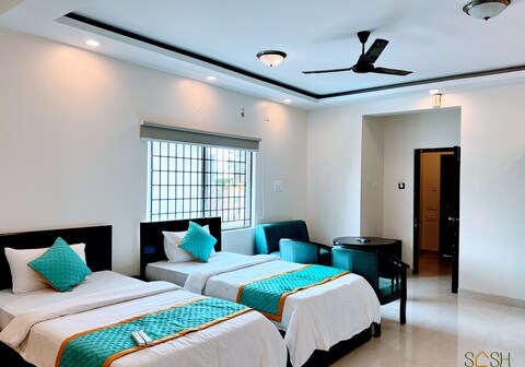 Cozy 1BHK Family Suite in Central Bangalore