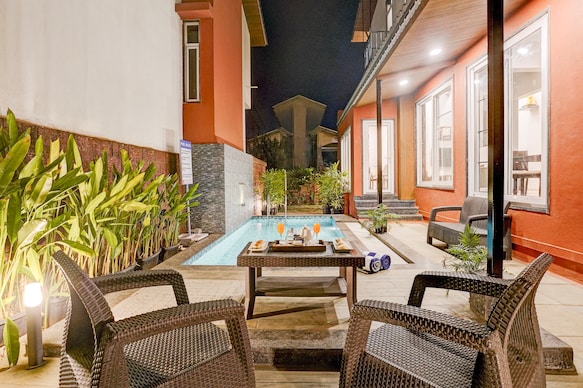 ELIVAAS Signature 3 BHK Aamy Villa with Pvt Pool & Garden