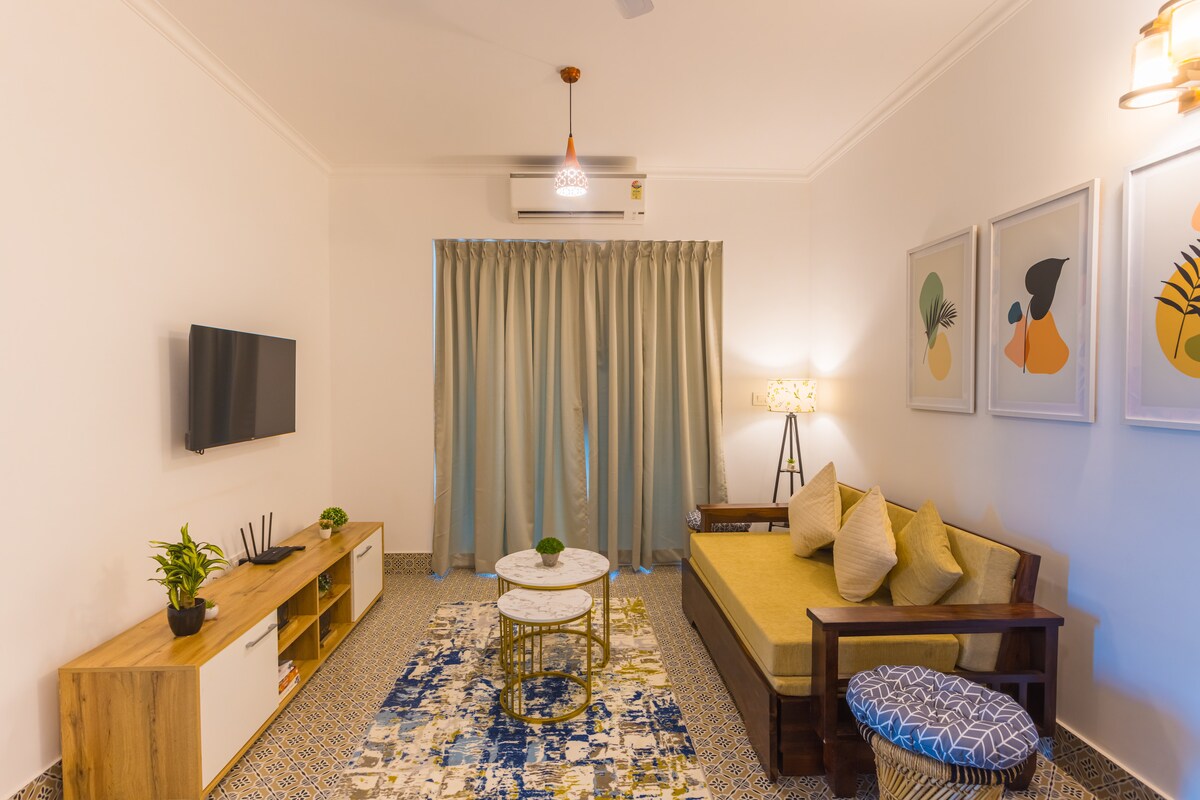 Palm Retreat 1BHK suite- Calangute Da Alohas - Tap to explore photos