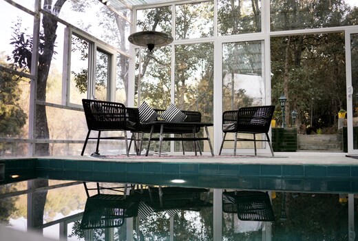 Buransh Luxury Tent Retreat w Heated Pool in Majkhali