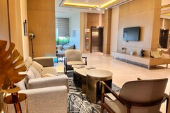 Trenzy Home Skywalk 2bhk Pool Near IGI Airport, Gurgaon