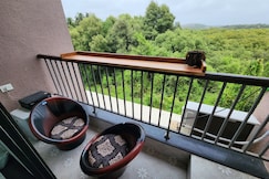 Serene Studio w d Balcony Mangrove Viewl Candolim, Goa