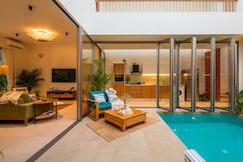 TBK villaR4 Pvt Pool Vagator 5 mins to Beach, Goa