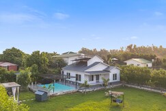 Alaya Stays Nathaniel | 3 BHK Pet friendly Farmhouse with Pool & Garden, Greater Noida