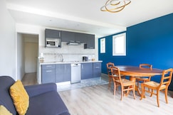 Calm in the center of the city of Orly, Paris