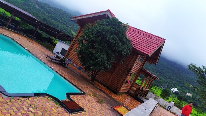 Russian Wooden Loghouse | 3 BHK Villa - Tap to explore photos