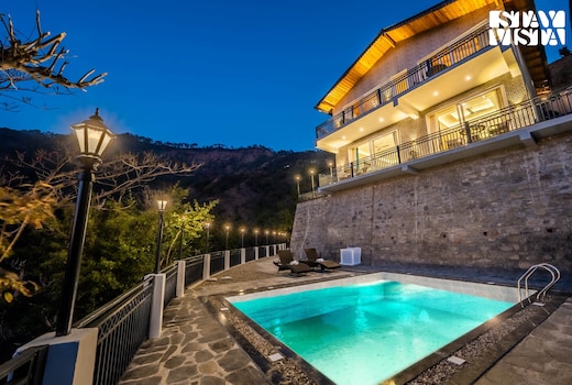 StayVista at Sunset Springs w/ Heated Swimming Pool