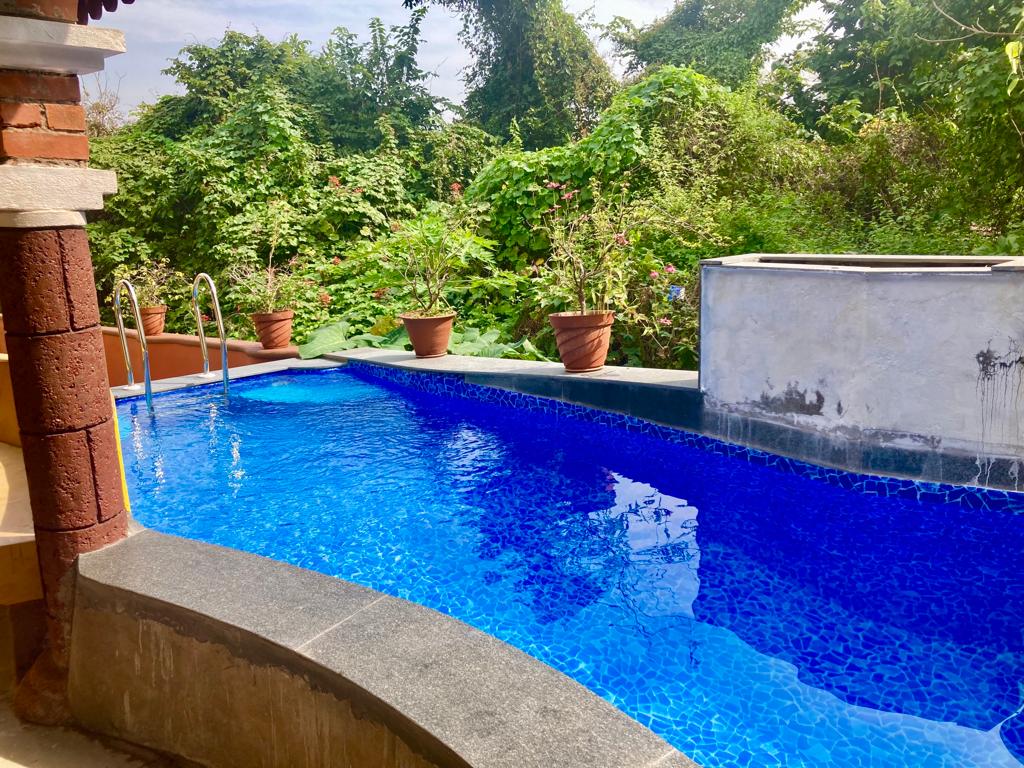 Villa stairway to Heaven | A Pertian style 4bhk villa with pool North Goa - Tap to explore photos